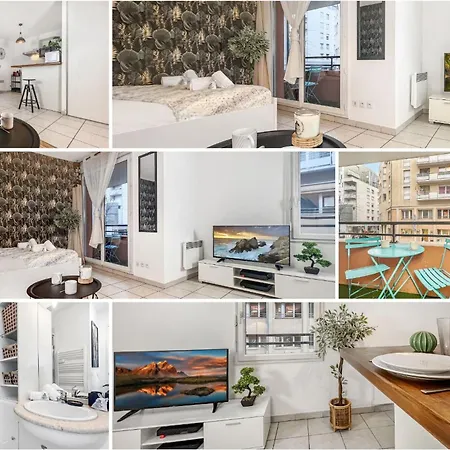 Homey Wild - Proche Gare Et Tram - Proche Centre - Balcon Prive - Parking Prive - Wifi Gratuit Apartment